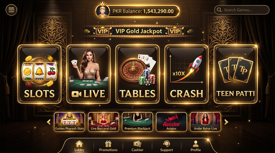 Main screen of Lucky 44 Game casino page for PK players - 4